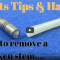 How to remove a broken stem